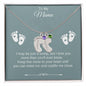 To My Mama | Foot Necklace | Custom Name and Birthstone