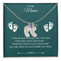 To My Mama | Foot Necklace | Custom Name and Birthstone
