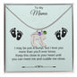 To My Mama | Foot Necklace | Custom Name and Birthstone