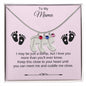 To My Mama | Foot Necklace | Custom Name and Birthstone