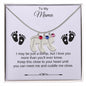 To My Mama | Foot Necklace | Custom Name and Birthstone