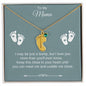To My Mama | Foot Necklace | Custom Name and Birthstone