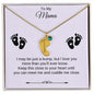 To My Mama | Foot Necklace | Custom Name and Birthstone