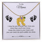 To My Mama | Foot Necklace | Custom Name and Birthstone