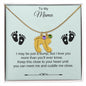 To My Mama | Foot Necklace | Custom Name and Birthstone
