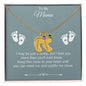 To My Mama | Foot Necklace | Custom Name and Birthstone