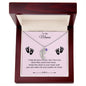To My Mama | Foot Necklace | Custom Name and Birthstone