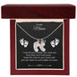To My Mama | Foot Necklace | Custom Name and Birthstone