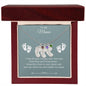 To My Mama | Foot Necklace | Custom Name and Birthstone