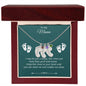 To My Mama | Foot Necklace | Custom Name and Birthstone