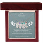 To My Mama | Foot Necklace | Custom Name and Birthstone