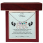 To My Mama | Foot Necklace | Custom Name and Birthstone