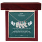 To My Mama | Foot Necklace | Custom Name and Birthstone
