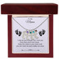 To My Mama | Foot Necklace | Custom Name and Birthstone