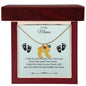 To My Mama | Foot Necklace | Custom Name and Birthstone