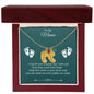 To My Mama | Foot Necklace | Custom Name and Birthstone