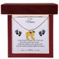 To My Mama | Foot Necklace | Custom Name and Birthstone