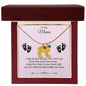 To My Mama | Foot Necklace | Custom Name and Birthstone