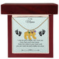 To My Mama | Foot Necklace | Custom Name and Birthstone
