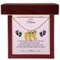 To My Mama | Foot Necklace | Custom Name and Birthstone