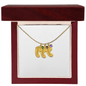 To My Mama | Foot Necklace | Custom Name and Birthstone