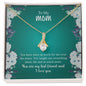 To My Mom | You Are My Bestfriend & I Love You - Alluring Beauty necklace