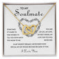To My Soulmate | I Love You - Interlocking Hearts