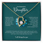 To My Daughter | I Will Always Love You - Forever Love Necklace